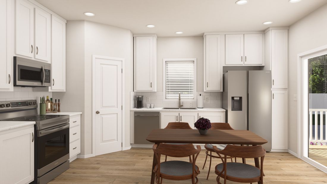 The ING362A MYRTLE              GW Kitchen. This Manufactured Mobile Home features 2 bedrooms and 2 baths.
