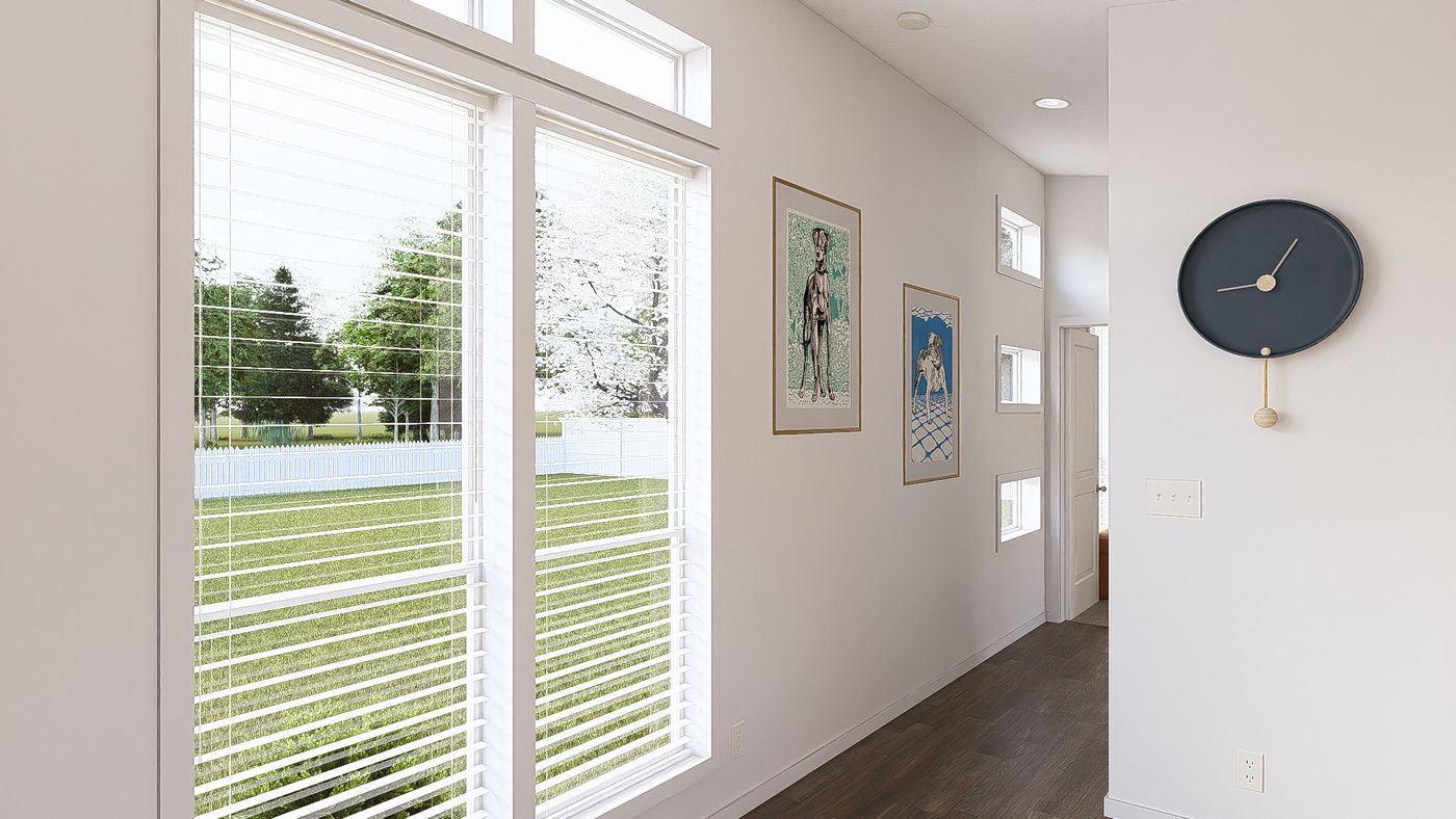 The DRM601M 60' DREAM Living Room. This Manufactured Mobile Home features 1 bedroom and 2 baths.