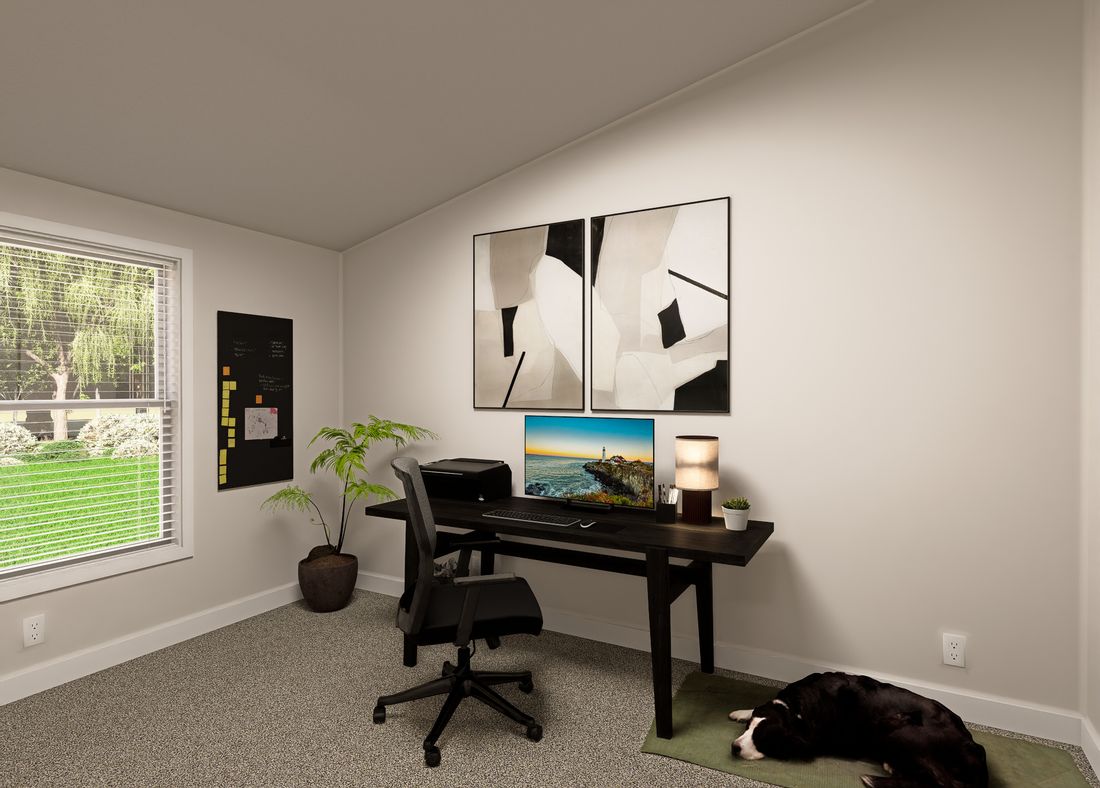 The ING601K WHITE PINE          GW Office. This Manufactured Mobile Home features 3 bedrooms and 3 baths.
