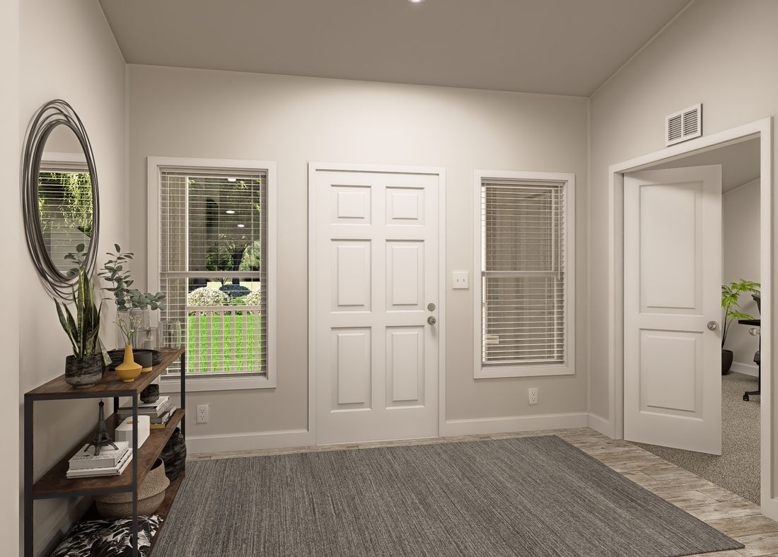 The ING601K WHITE PINE          GW Foyer. This Manufactured Mobile Home features 3 bedrooms and 3 baths.