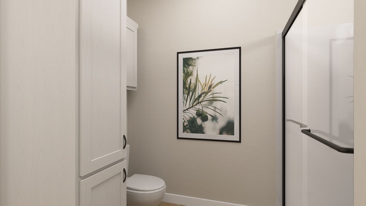 The ING764G WEEPING WILLOW GW Primary Bathroom. This Manufactured Mobile Home features 4 bedrooms and 2 baths.