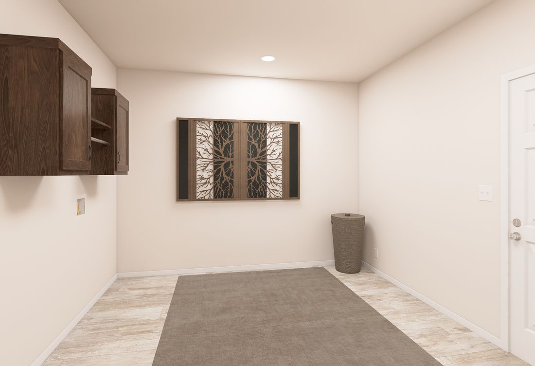 The ING763G PALM Utility Room. This Manufactured Mobile Home features 3 bedrooms and 2 baths.